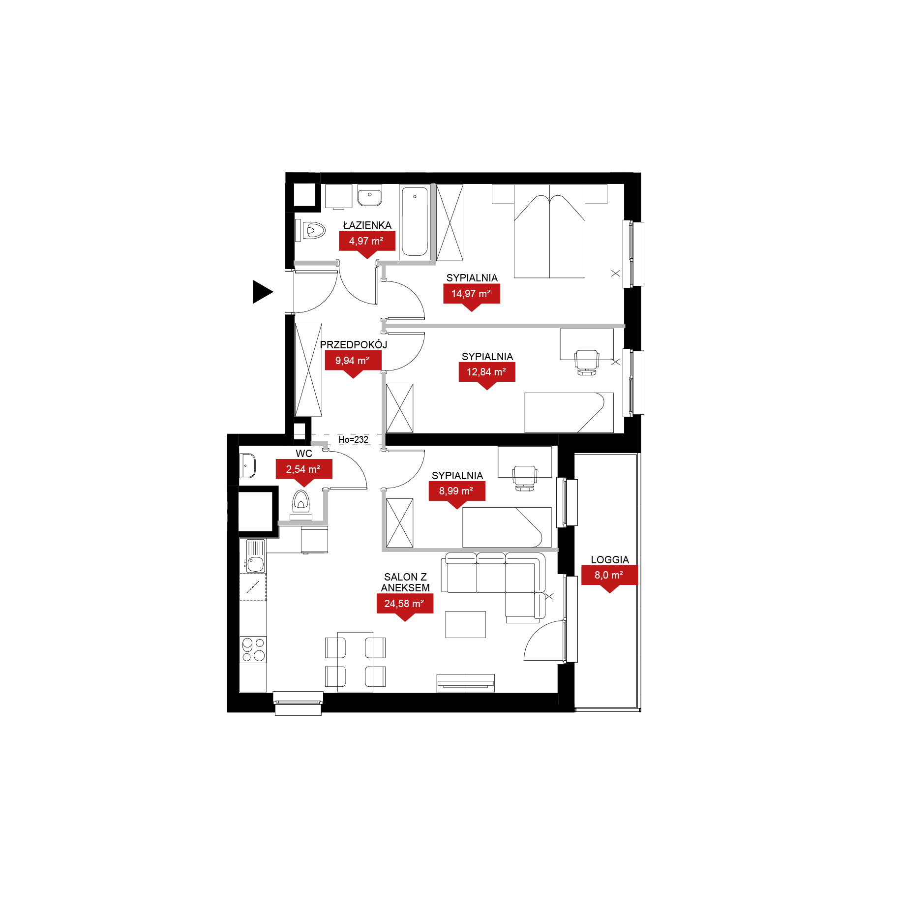 1Cb3 232